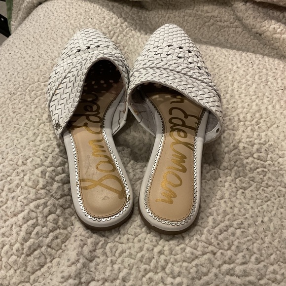 Sam Edelman White Woven Mules - Picture 5 of 5
